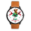 Irish Terrier Texas Christmas Special Wrist Watch