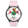 Irish Terrier Texas Christmas Special Wrist Watch