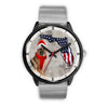 German Shepherd On Christmas Florida Wrist Watch