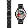 German Shepherd On Christmas Florida Wrist Watch