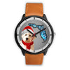Goldendoodle On Christmas Florida Wrist Watch