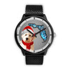 Goldendoodle On Christmas Florida Wrist Watch