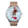 Irish Setter Dog California Christmas Special Wrist Watch