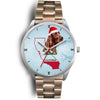 Irish Setter Dog California Christmas Special Wrist Watch