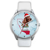 Irish Setter Dog California Christmas Special Wrist Watch