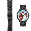 Irish Red And White Setter On Christmas Florida Wrist Watch