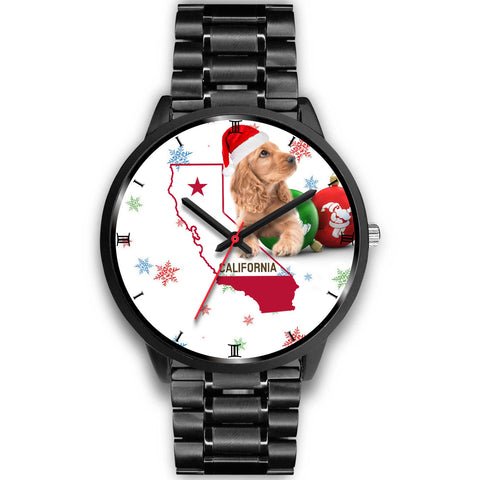 Cocker Spaniel California Christmas Special Wrist Watch