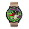 Amazing Border Collie Dog New York Christmas Special Wrist Watch