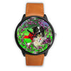 Amazing Border Collie Dog New York Christmas Special Wrist Watch