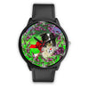 Amazing Border Collie Dog New York Christmas Special Wrist Watch