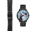 Miniature Pinscher On Christmas Florida Wrist Watch