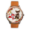 Cute Chihuahua Dog New York Christmas Special Wrist Watch