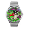 Border Collie Dog New York Christmas Special Wrist Watch