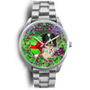 Border Collie Dog New York Christmas Special Wrist Watch