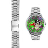 Border Collie Dog New York Christmas Special Wrist Watch