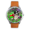 Border Collie Dog New York Christmas Special Wrist Watch