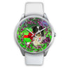 Border Collie Dog New York Christmas Special Wrist Watch