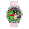 Border Collie Dog New York Christmas Special Wrist Watch