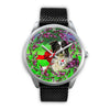 Border Collie Dog New York Christmas Special Wrist Watch