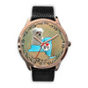 Cute Maltese Dog New York Christmas Special Wrist Watch