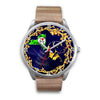 Amazing Vizsla Dog Golden Art New York Christmas Special Wrist Watch