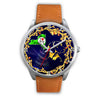 Amazing Vizsla Dog Golden Art New York Christmas Special Wrist Watch