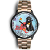 Newfoundland Dog New York Christmas Special Wrist Watch