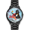 Newfoundland Dog New York Christmas Special Wrist Watch