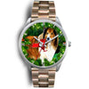 Rough Collie Dog New York Christmas Special Wrist Watch