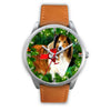 Rough Collie Dog New York Christmas Special Wrist Watch