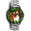 Amazing Rough Collie Dog Art New York Christmas Special Wrist Watch