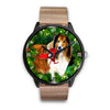 Amazing Rough Collie Dog Art New York Christmas Special Wrist Watch