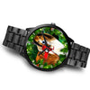 Amazing Rough Collie Dog Art New York Christmas Special Wrist Watch