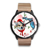 Norwegian Lundehund On Christmas Florida Wrist Watch