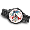 Norwegian Lundehund On Christmas Florida Wrist Watch