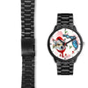 Norwegian Lundehund On Christmas Florida Wrist Watch