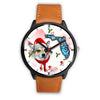 Norwegian Lundehund On Christmas Florida Wrist Watch