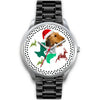 Airedale Terrier Texas Christmas Special Wrist Watch