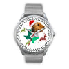 Airedale Terrier Texas Christmas Special Wrist Watch