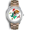 Airedale Terrier Texas Christmas Special Wrist Watch