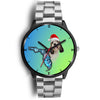 Petit Basset Griffon Vendéen On Christmas Florida Wrist Watch
