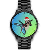 Petit Basset Griffon Vendéen On Christmas Florida Wrist Watch