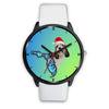 Petit Basset Griffon Vendéen On Christmas Florida Wrist Watch