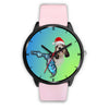 Petit Basset Griffon Vendéen On Christmas Florida Wrist Watch