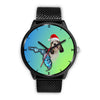 Petit Basset Griffon Vendéen On Christmas Florida Wrist Watch