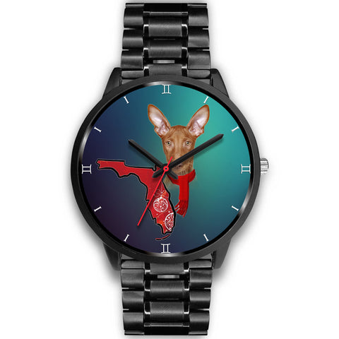 Pharaoh Hound On Christmas Florida Wrist Watch