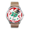 Leonberger Dog Texas Christmas Special Wrist Watch