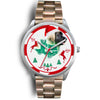 Leonberger Dog Texas Christmas Special Wrist Watch