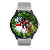 Belgian Malinois Dog New York Christmas Special Wrist Watch