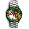 Belgian Malinois Dog New York Christmas Special Wrist Watch